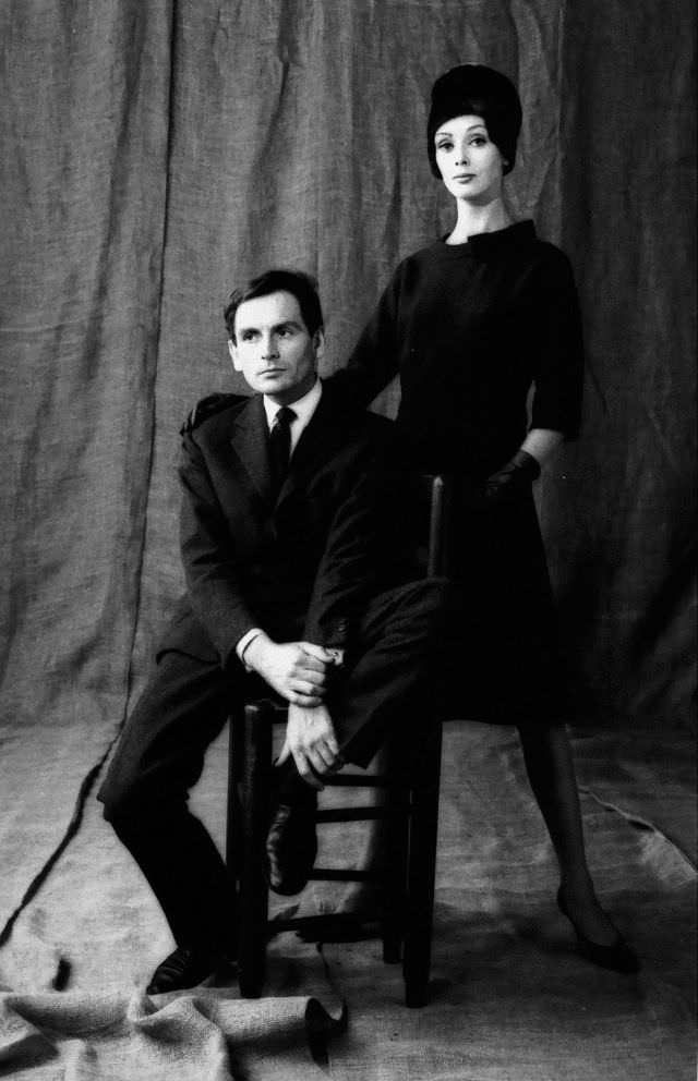 Pierre Cardin and Ina Balke, 1960
