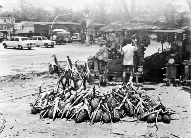 Vintage Photos of Street Life of Malacca, Malaysia in 1971