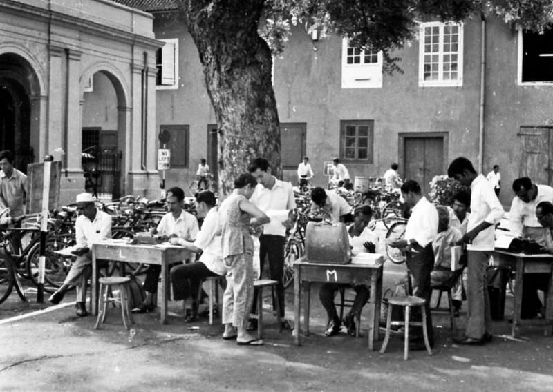 Vintage Photos of Street Life of Malacca, Malaysia in 1971