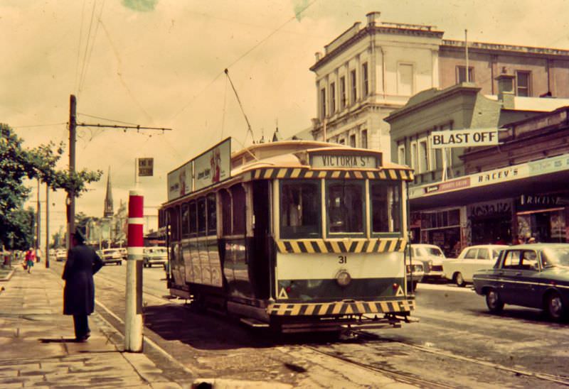 Melbourne tram, 1970