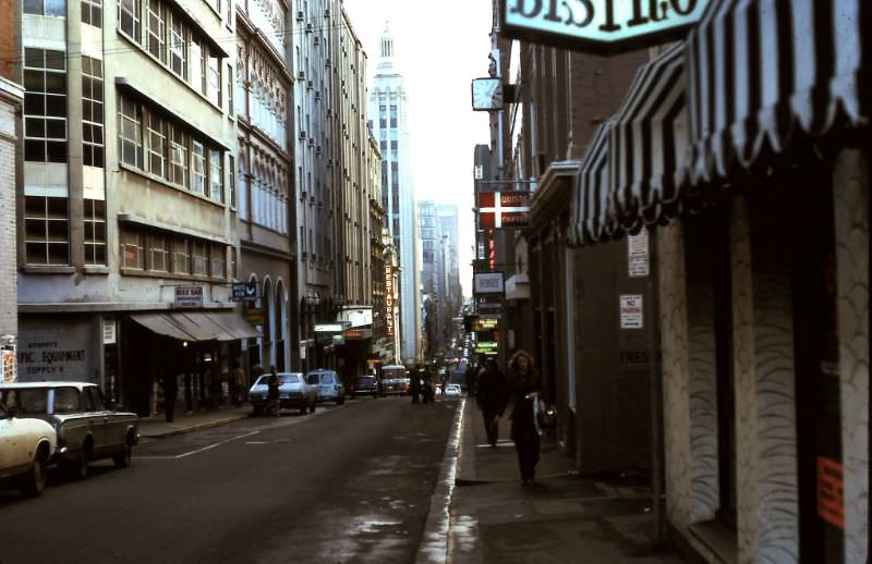 Little Collins Street, Melbourne, 1974