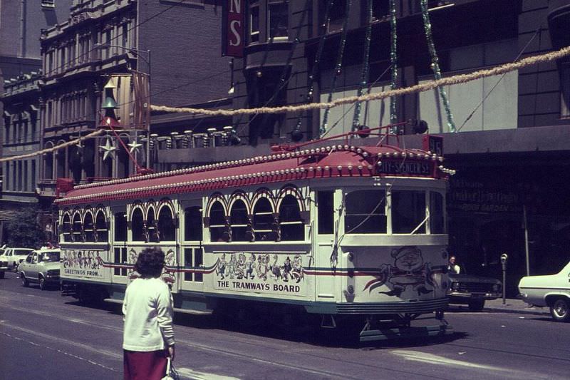 Bourke Street, Melbourne, 1970