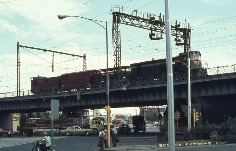 Spencer Street, Melbourne, 1977