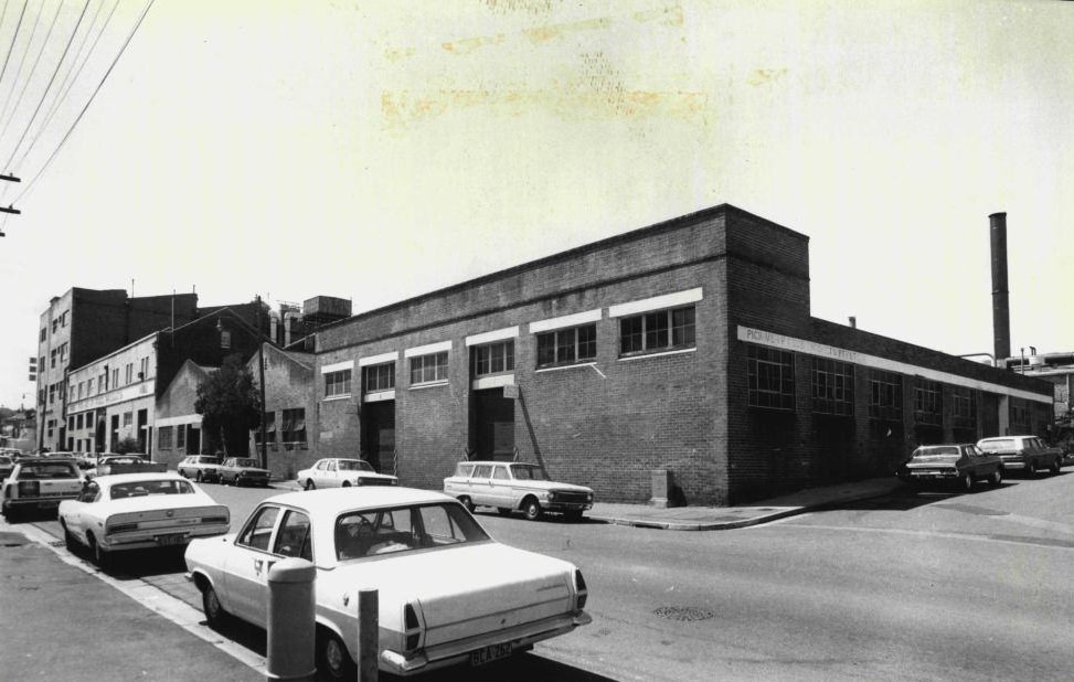 P.M.U. Factory in Alice St., Newtown, 1976