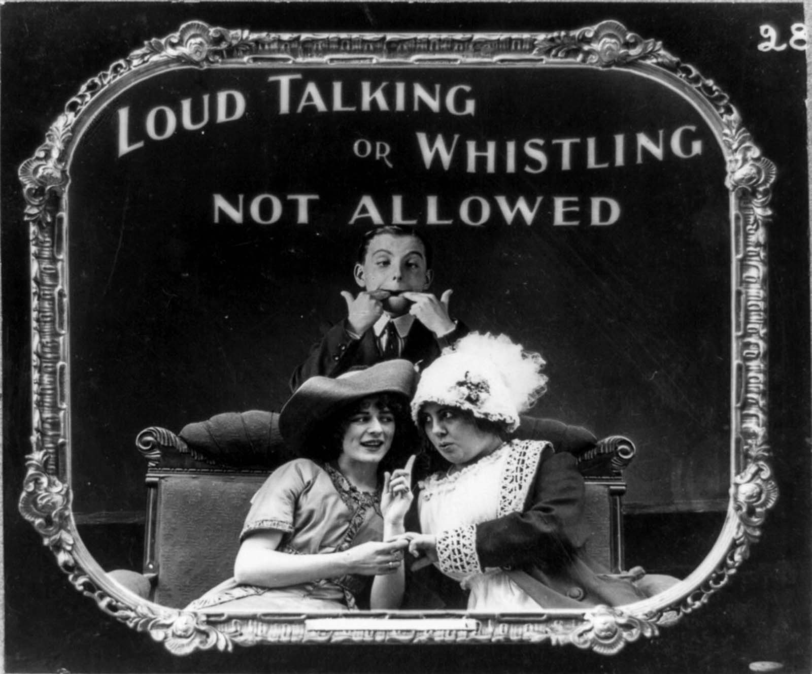 Bizarre Rules and etiquette from the 1910s that early Movie-goers had to follow