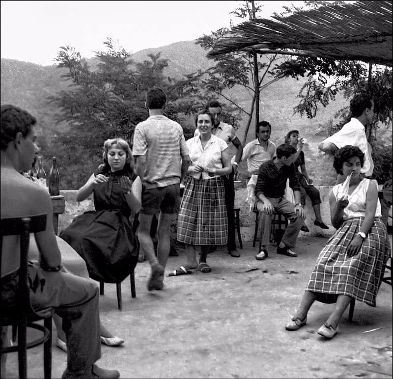 Woman enjoying soda.