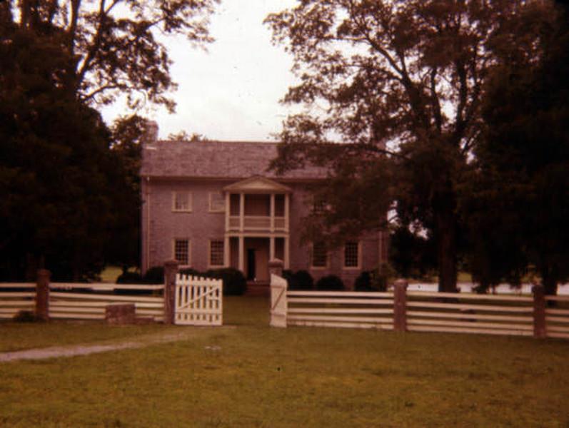 Front of historic Rock Castle, Hendersonville, Tennessee, 1981