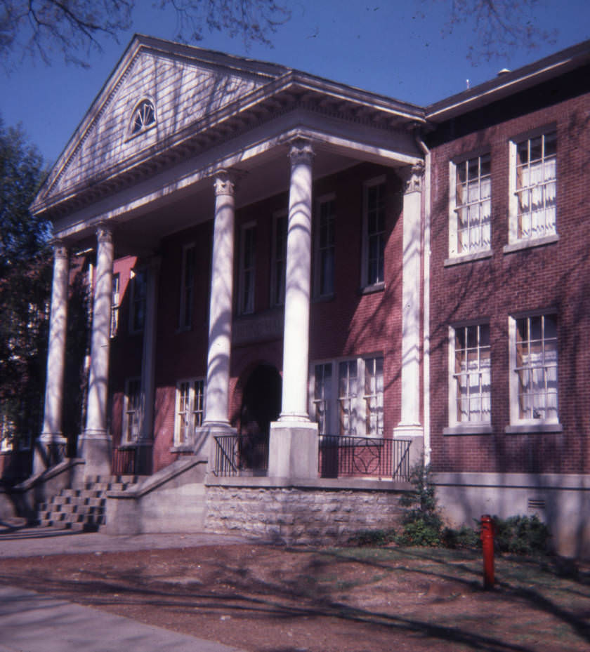 Harding Hall at Lipscomb University, Nashville, Tennessee, 1981