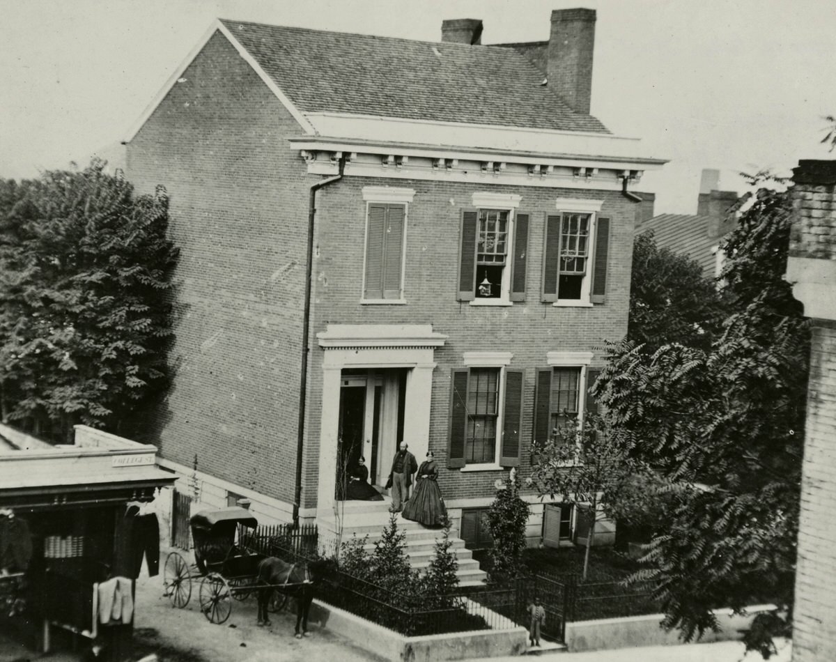 House on College Street, 1864