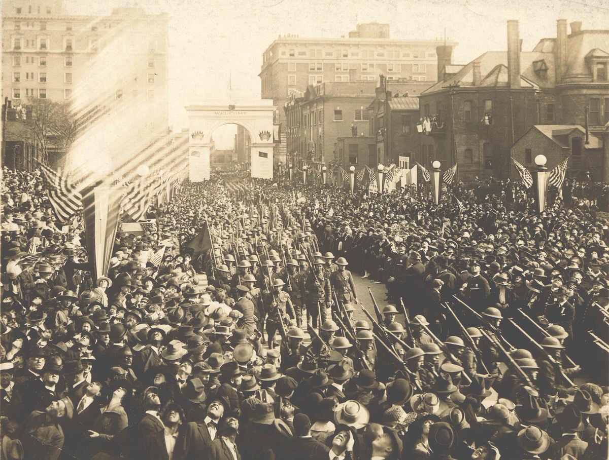 Return of World War I soldier, 1919