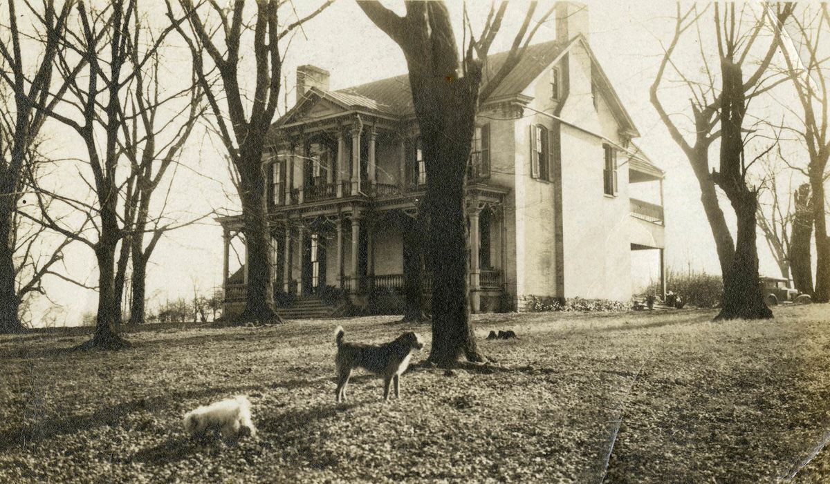 Side and front view of Grassmere, 1930