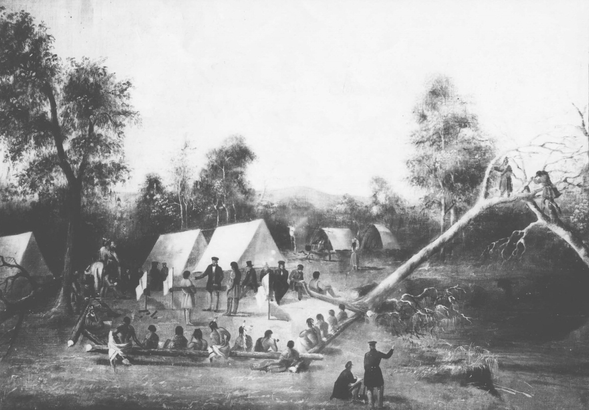 Cherokee Indian Council, 1870s