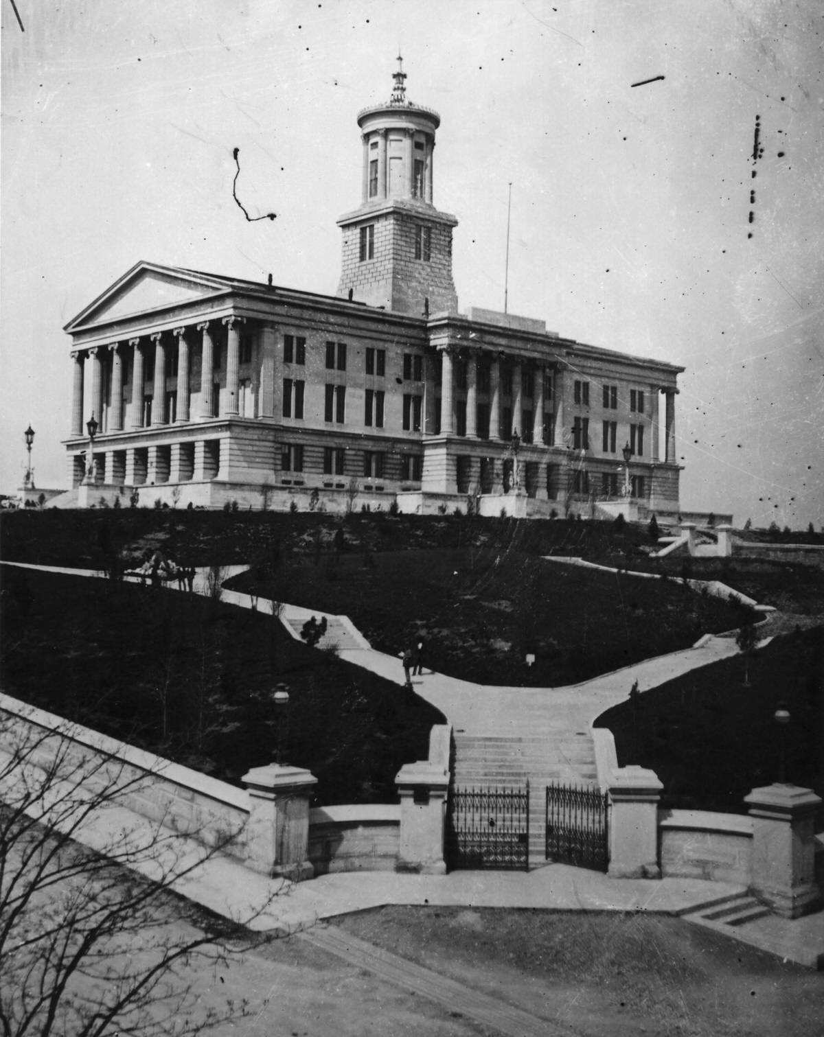 Eaton Depot, rear view, 1862