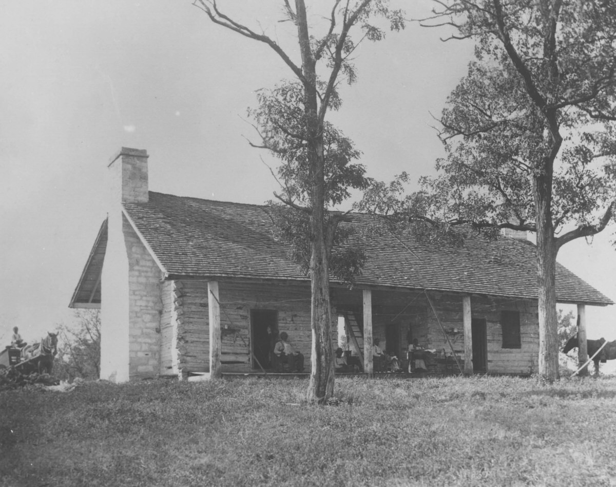 Uncle Bob's cabin at Belle Meade Plantation, 1890s