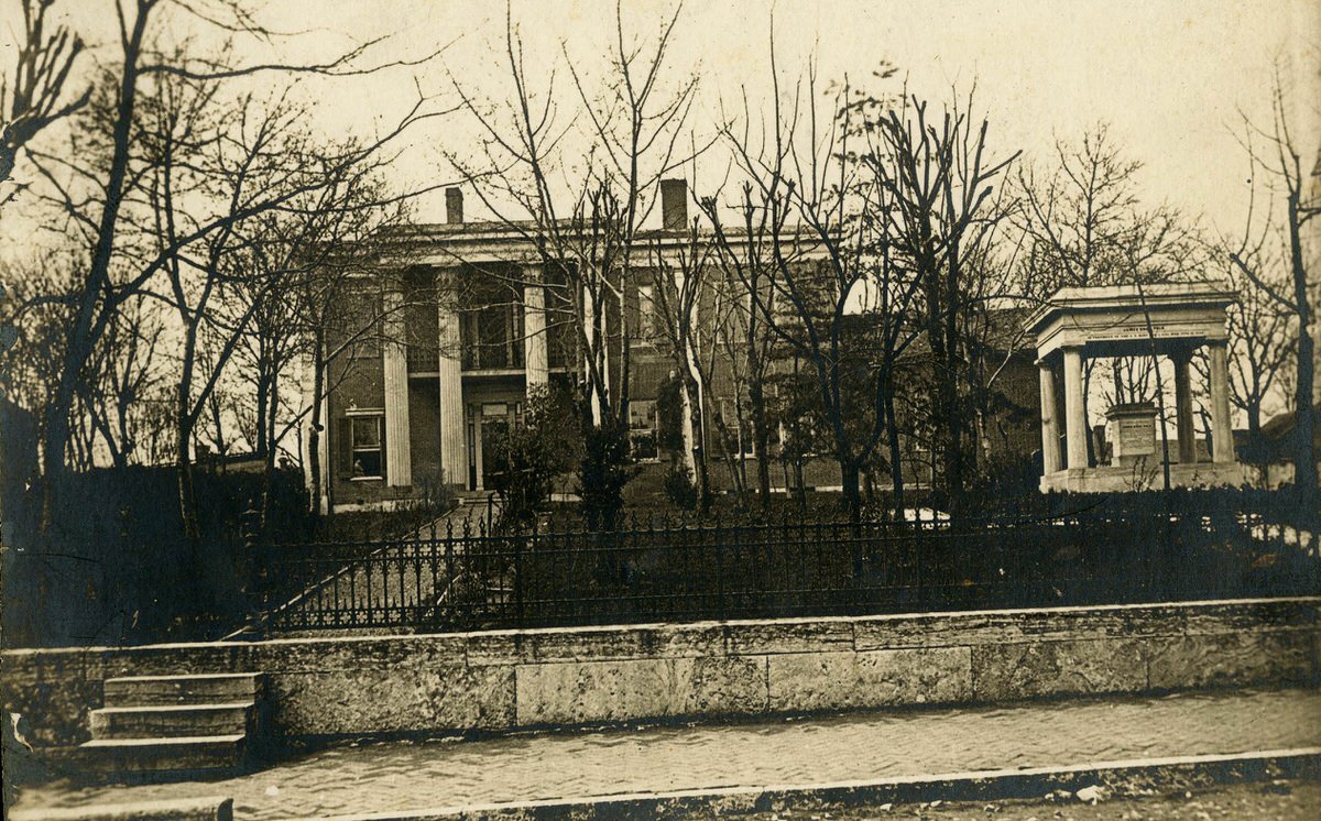 Home and tomb of James K. Polk, 1890s