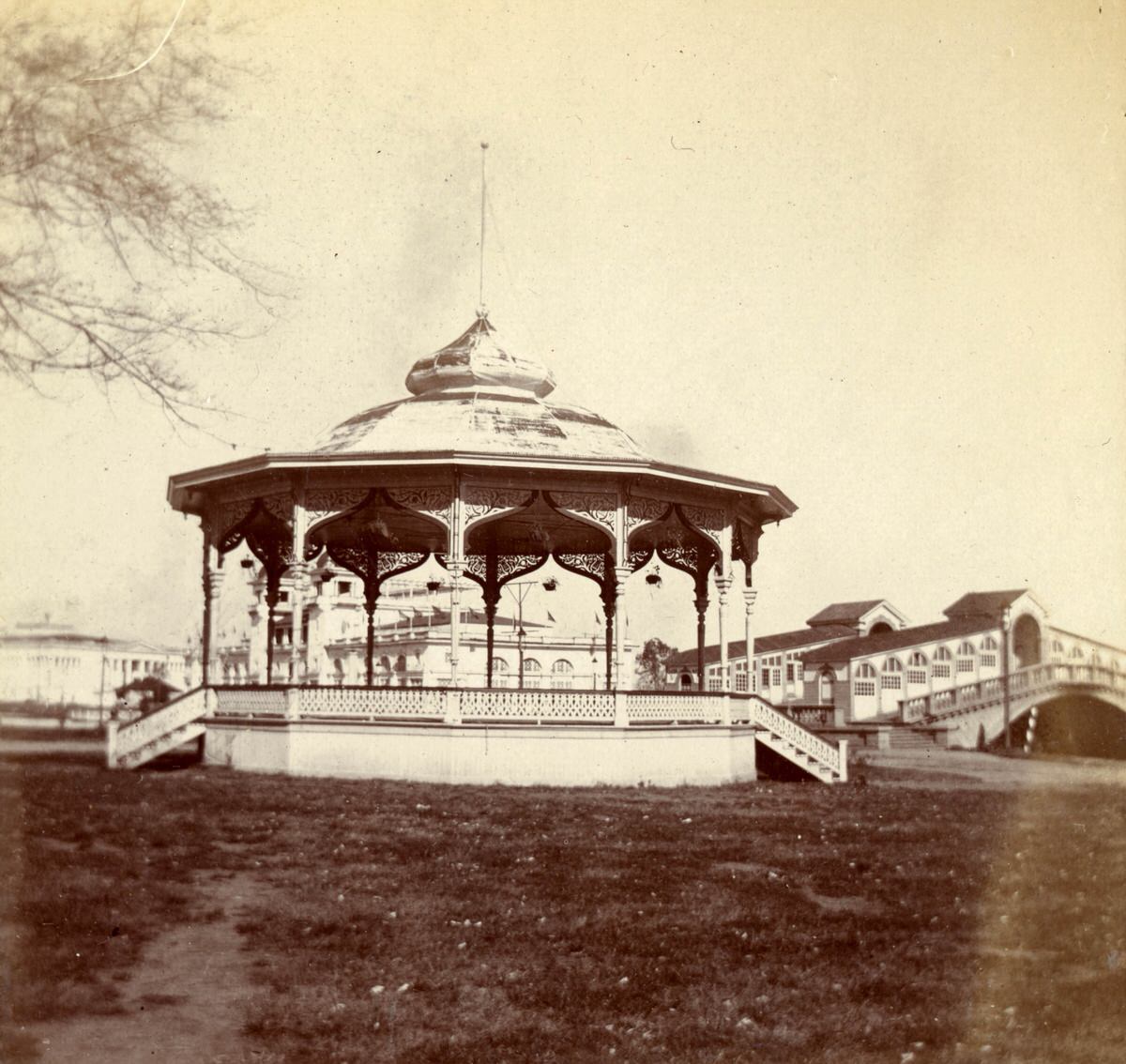 Bandstand near the Rialto, 1897