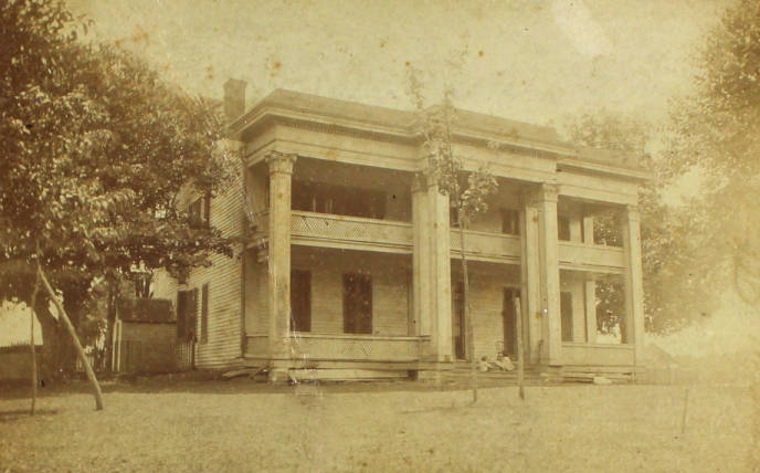 Home of Captain John Bradford, Granny White Pike, 1890