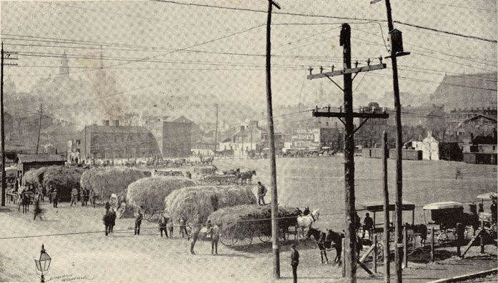 New Hay Market, 1870s