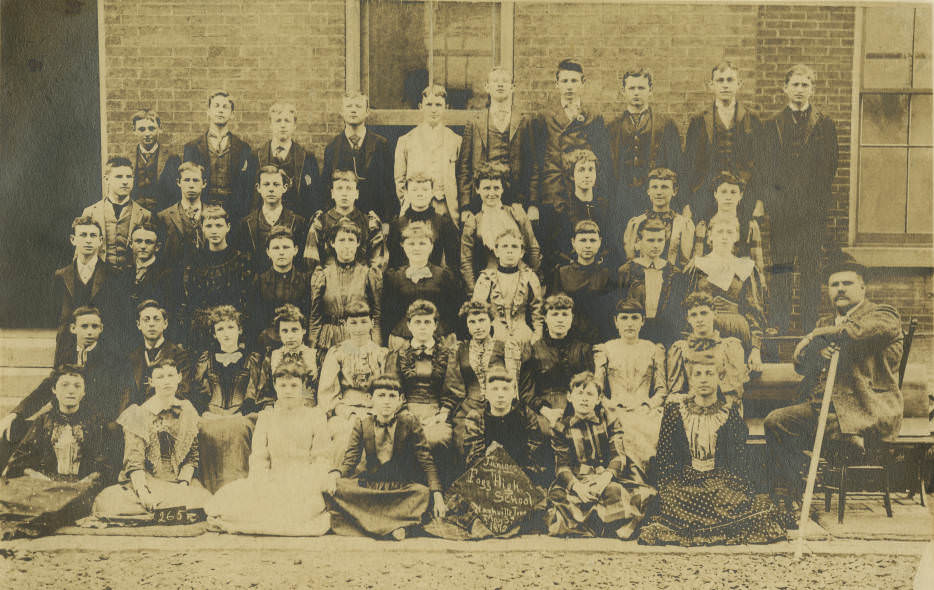 Class photograph of Fogg High School Juniors, 1892