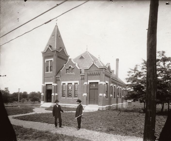 Photograph of Belmont Baptist Church, 1910s