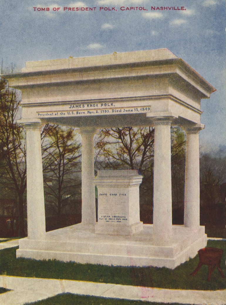 Tomb of President Polk, Capitol, Nashville, 1910s