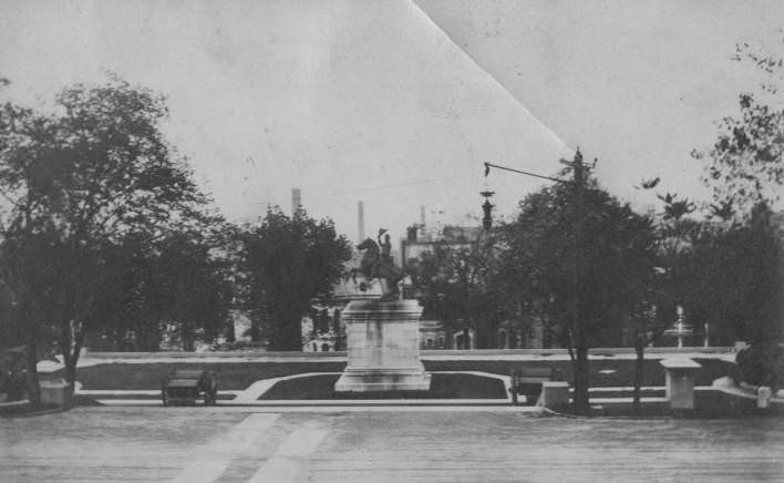 Andrew Jackson monument on the Capitol grounds, Nashville, 1919