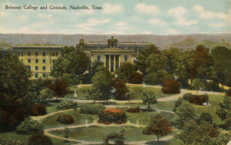 Belmont College and grounds, Nashville, 1910s