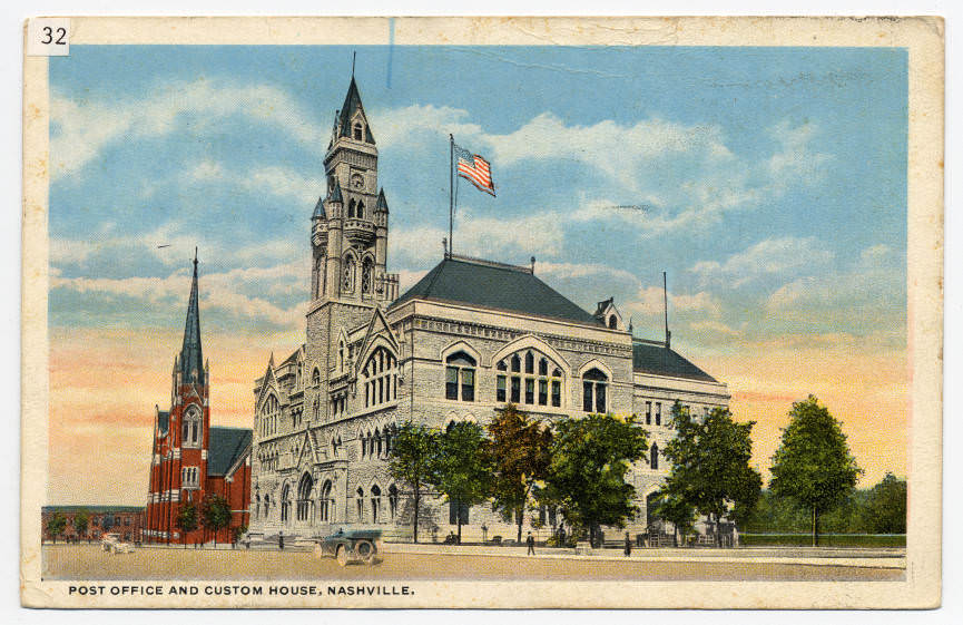 Post Office and Custom House, Nashville, 1916