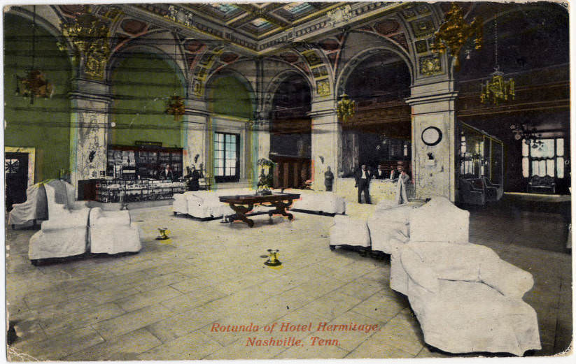 Rotunda of Hotel Hermitage, Nashville, Tennessee, 1912