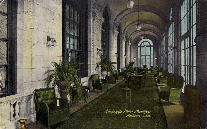 The Loggia, Hotel Hermitage, Nashville, 1913