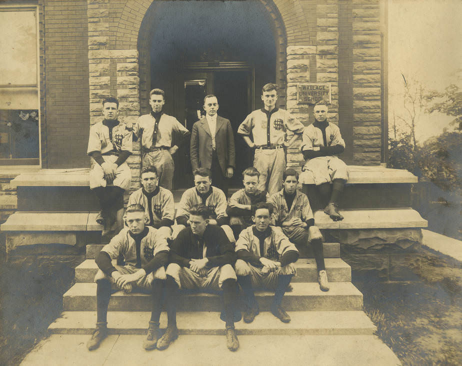 Wallace University School baseball squad, 1910s