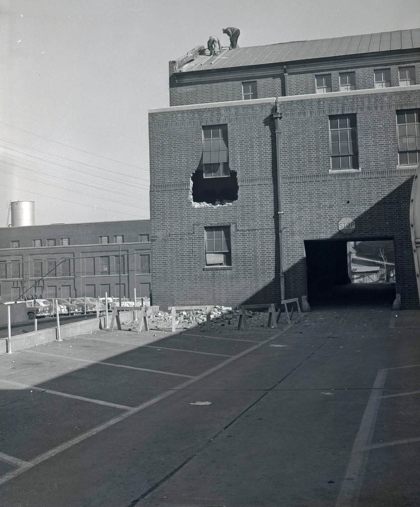 City Market House under construction, Nashville, Tennessee, 1937