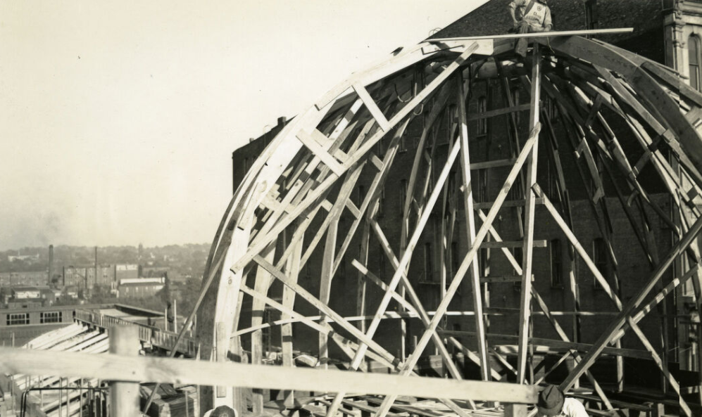 Construction of the City Market House, Nashville, Tennessee, 1937