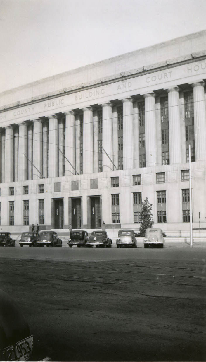 Davidson County Courthouse, Nashville, Tennessee, 1938