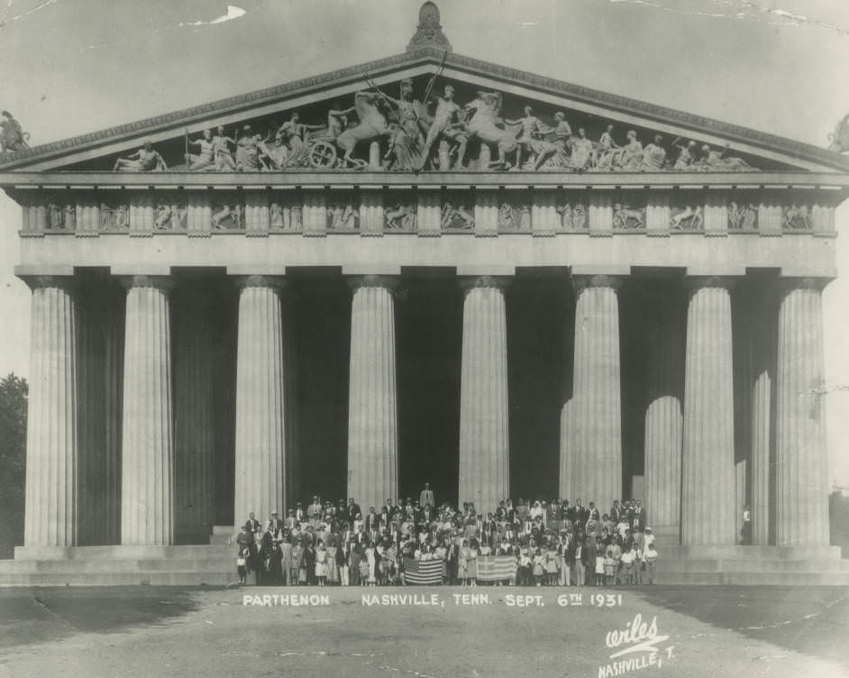 Greek Republic flag presented to American Legion and State of Tennessee, 1931