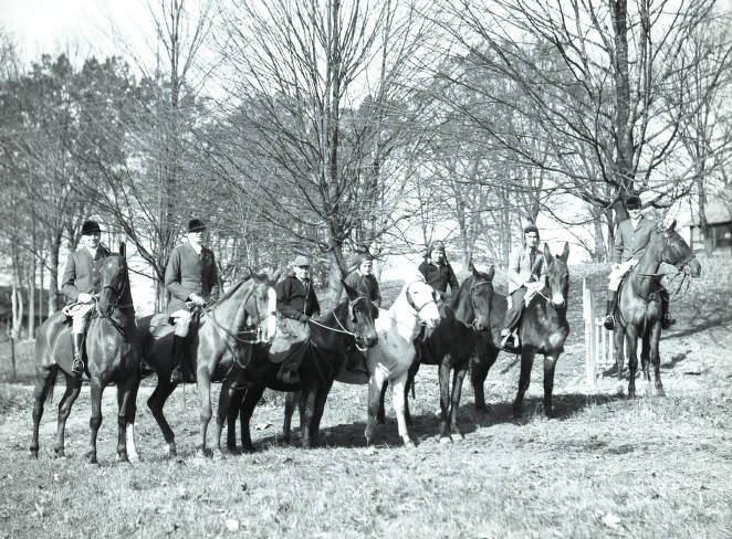 J. G. Stahlman hunting event at Greenbrier, Tennessee, 1935