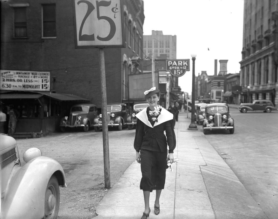 Nashville's Easter fashion parade, 1936