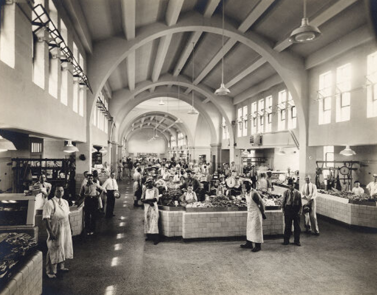 Photograph of the City Market House, 1937