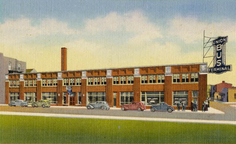 Bus depot, Nashville, 1939