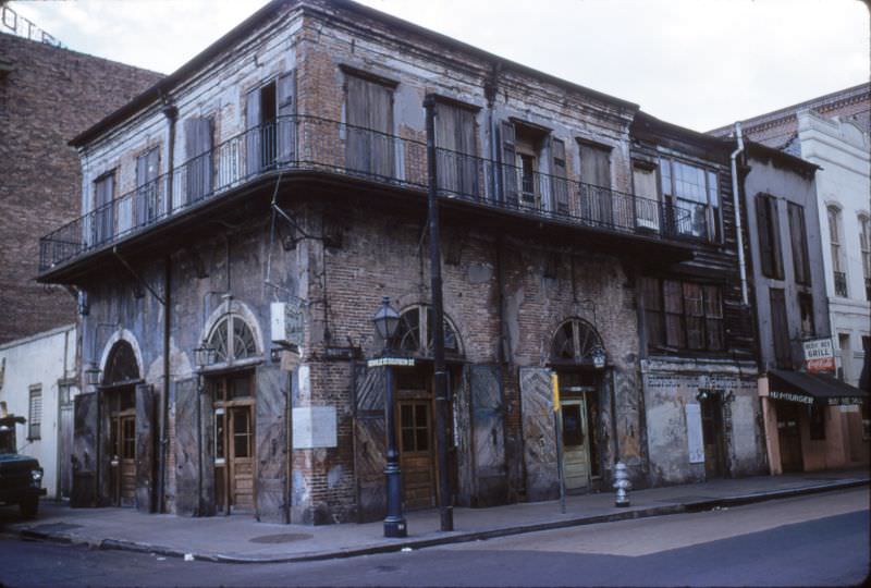 Old Absinthe House on Bourbon Street, New Orleans, 1956.