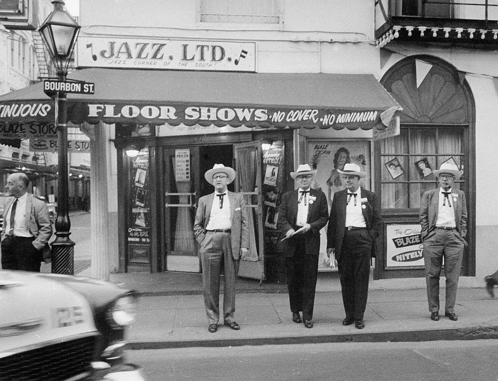 Bourbon Street- 1959, New Orleans