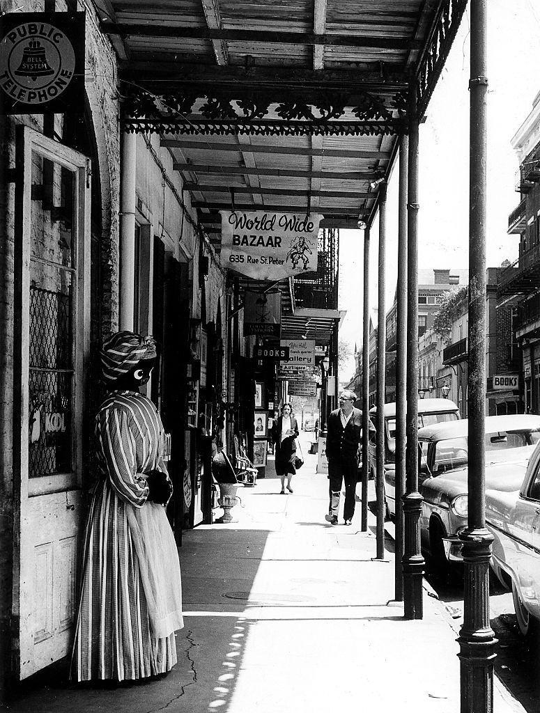 View of Bourbon Street - 1959.