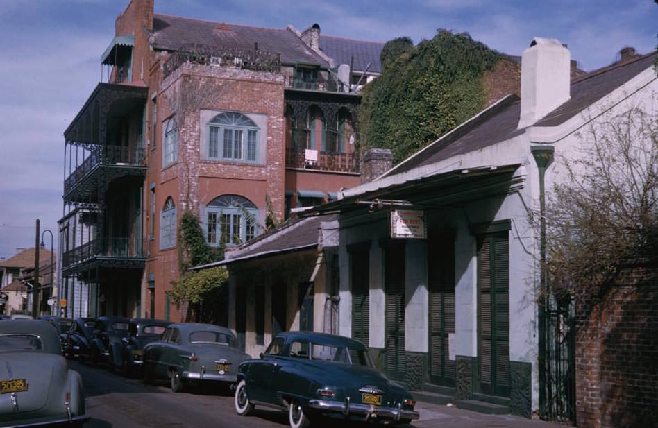 600 block of Dumaine street, New Orleans, 1951.