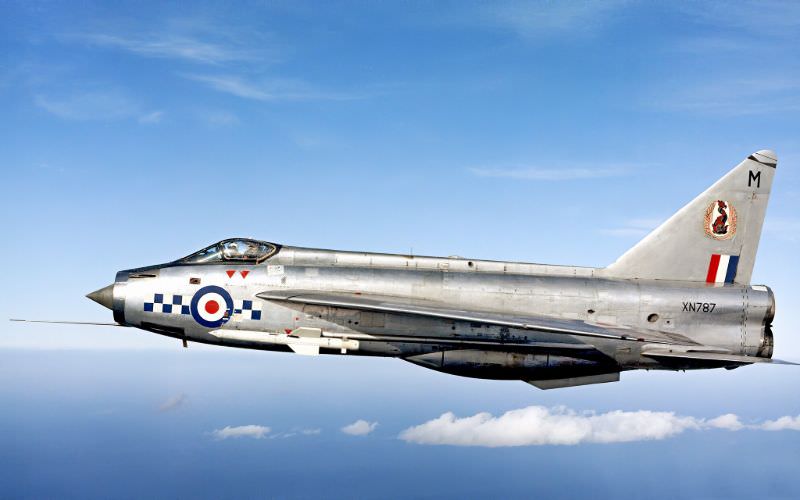 English Electric Lightning F.2 of No 19 Squadron stationed at RAF Leconfield, South Yorkshire, 1963