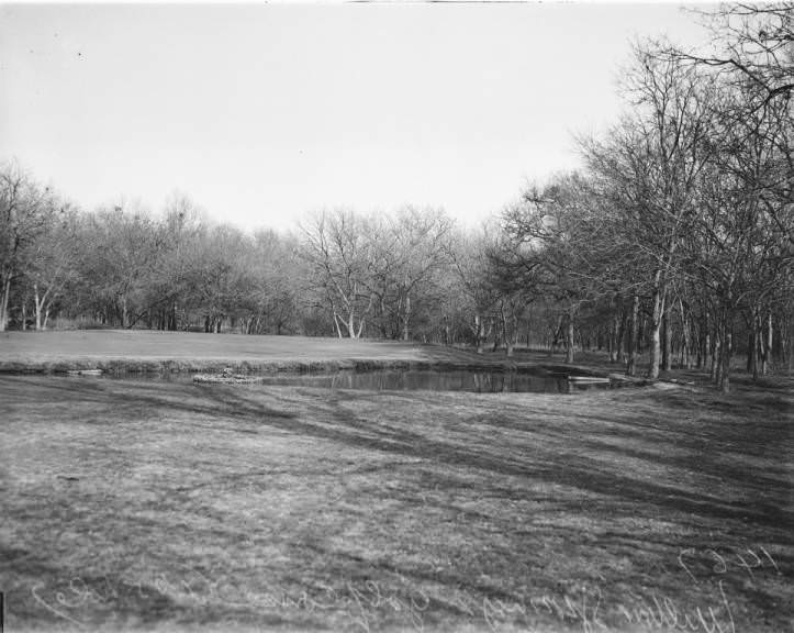 The 5th hole at Willow Spring Golf Course, 1925