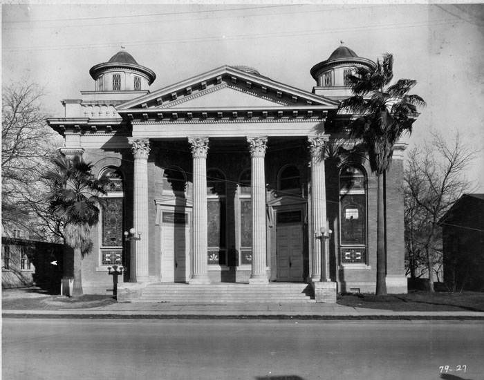Exterior of Central Christian Church, 716 Main Avenue, San Antonio, 1927