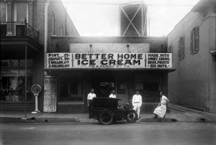 Better Home Ice Cream Company, 715 S. Alamo Street, San Antonio, 1928