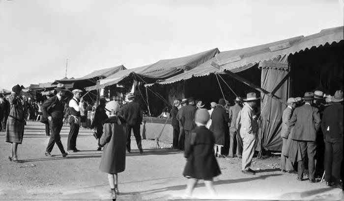 Midway at Rice-Dorman Carnival, International Exposition and Live Stock Show, San Antonio, 1928