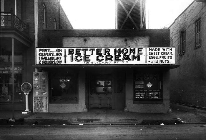 Better Home Ice Cream Company, 715 S. Alamo Street, San Antonio, 1928