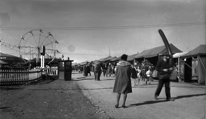 Midway at Rice-Dorman Carnival, International Exposition and Live Stock Show, San Antonio, 1928